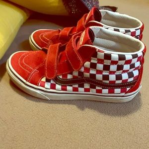 Youth-Vans checkerboard Sk8-Mid